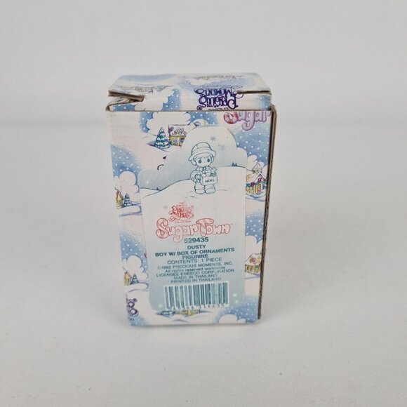 Precious Moments 529435 Dusty Boy w/ Box of Ornament Christmas Figurine - Picture 5 of 5